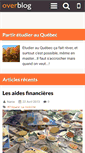 Mobile Screenshot of etudierauquebec.over-blog.com