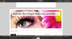 Desktop Screenshot of lovemynails.over-blog.com