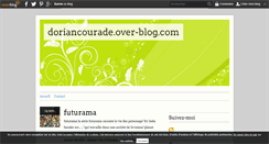 Desktop Screenshot of doriancourade.over-blog.com