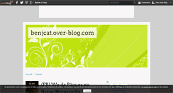 Desktop Screenshot of benjcat.over-blog.com