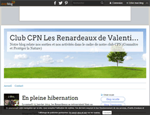 Tablet Screenshot of les-renardeaux-de-valentigney.over-blog.com