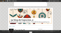 Desktop Screenshot of capucine-o.over-blog.com