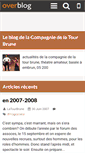 Mobile Screenshot of compagnielatourbrune.over-blog.fr