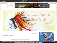 Tablet Screenshot of mamzelle-o0.over-blog.fr