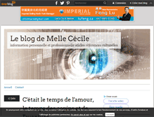 Tablet Screenshot of mademoiselle-cecile.over-blog.com