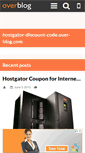 Mobile Screenshot of hostgator-discount-code.over-blog.com