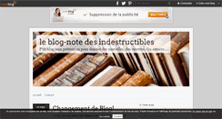 Desktop Screenshot of lesindestructibles.over-blog.com