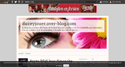 Desktop Screenshot of duceyjouer.over-blog.com