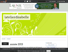 Tablet Screenshot of latelierdisabelle.over-blog.com