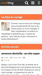 Mobile Screenshot of mariagefeerique.over-blog.fr