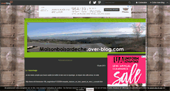Desktop Screenshot of maisonboisardeche.over-blog.com