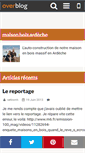 Mobile Screenshot of maisonboisardeche.over-blog.com