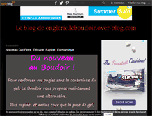 Tablet Screenshot of onglerie.leboudoir.over-blog.com