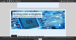 Desktop Screenshot of julie-a-lingerie.over-blog.com
