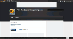 Desktop Screenshot of frivgames.over-blog.com