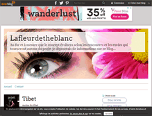 Tablet Screenshot of lafleurdetheblanc.over-blog.com