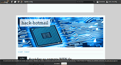 Desktop Screenshot of hack-hotmail.over-blog.com