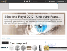 Tablet Screenshot of 2012segolene.over-blog.fr