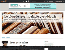 Tablet Screenshot of leventdelavie.over-blog.fr
