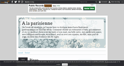 Desktop Screenshot of alaparisienne.over-blog.com