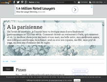 Tablet Screenshot of alaparisienne.over-blog.com