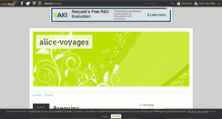 Desktop Screenshot of alice-voyages.over-blog.com