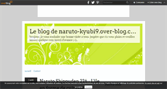 Desktop Screenshot of naruto-kyubi9.over-blog.com