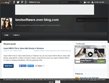 Tablet Screenshot of bestsoftware.over-blog.com