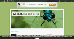 Desktop Screenshot of chant-alouette.over-blog.com