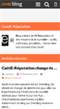 Mobile Screenshot of caddereputation.over-blog.com