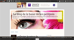 Desktop Screenshot of bazarleopetitpois.over-blog.com
