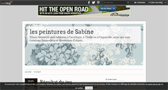 Desktop Screenshot of peintures-sabine.over-blog.com