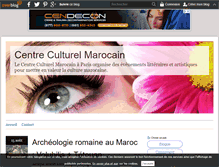 Tablet Screenshot of centre-culturel-marocain.over-blog.com