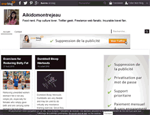 Tablet Screenshot of aikidomontrejeau.over-blog.com
