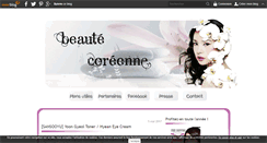 Desktop Screenshot of beautecoreenne.over-blog.com