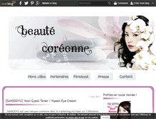 Tablet Screenshot of beautecoreenne.over-blog.com