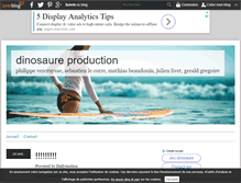 Tablet Screenshot of dinosaure-production.over-blog.com