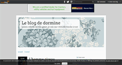 Desktop Screenshot of latelierdedormine.over-blog.com