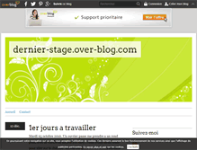 Tablet Screenshot of dernier-stage.over-blog.com
