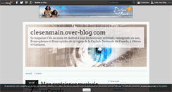 Desktop Screenshot of clesenmain.over-blog.com
