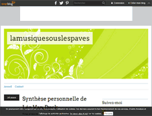 Tablet Screenshot of lamusiquesouslespaves.over-blog.com