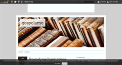 Desktop Screenshot of gospelame.over-blog.com