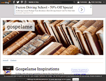 Tablet Screenshot of gospelame.over-blog.com