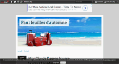 Desktop Screenshot of feuillesdautomne.over-blog.fr