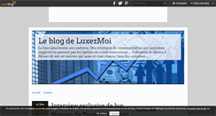 Desktop Screenshot of luxezmoi.over-blog.com