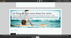 Desktop Screenshot of lesyeuxdanslesverts.over-blog.com