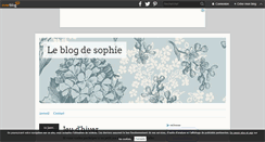 Desktop Screenshot of les-passions-de-sophie.over-blog.fr