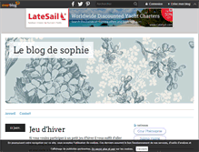 Tablet Screenshot of les-passions-de-sophie.over-blog.fr