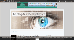 Desktop Screenshot of cyberarchiviste.over-blog.com