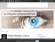 Tablet Screenshot of cyberarchiviste.over-blog.com